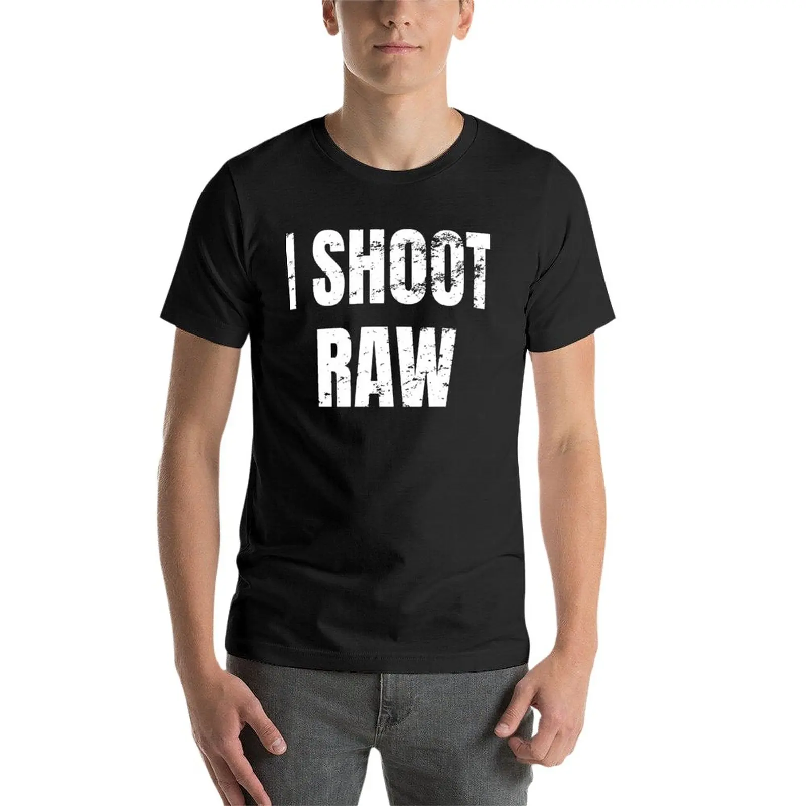 New Camera photography I Shoot Raw photographer T-Shirt Short sleeve black t shirt t shirt man slim fit t shirts for men