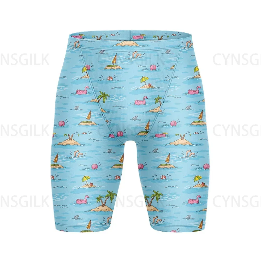 Men Swimming Trunks Summer Swimming Shorts Swim Surfing Trunks Swimsuit Swimwear beach Swim Pants