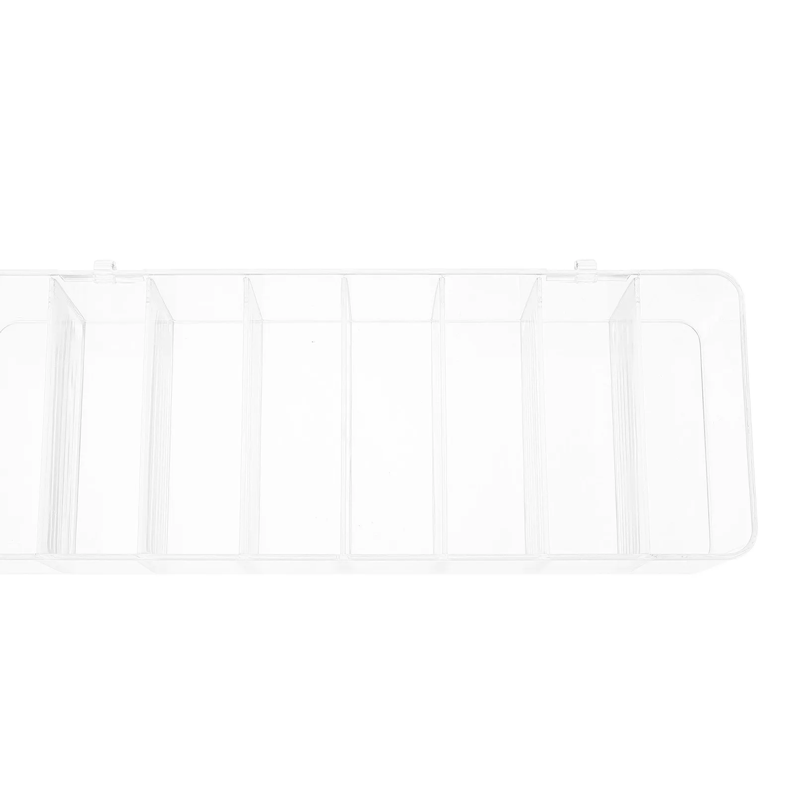 

1Pcs Transparent Sundries Box Sturdy Acrylic Multi-Grid Storage Case for Desk Organizing Data Cables Stationery Cosmetics Office