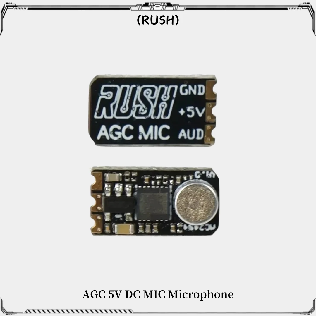 RUSH AGC 5V DC MIC Microfoon Voor RUSH TANK Mini FPV RC Drone Zender VTX Quadcopter Multirotor Model Onderdeel