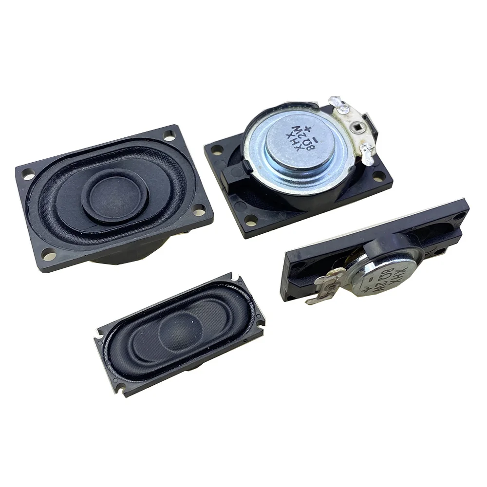 2pcs alto-falantes para laptop1635 2040 2840 mm 8 ohm 2 watts 4 ohm 3 watts retangular plástico interno magnético onda elástica alto-falantes