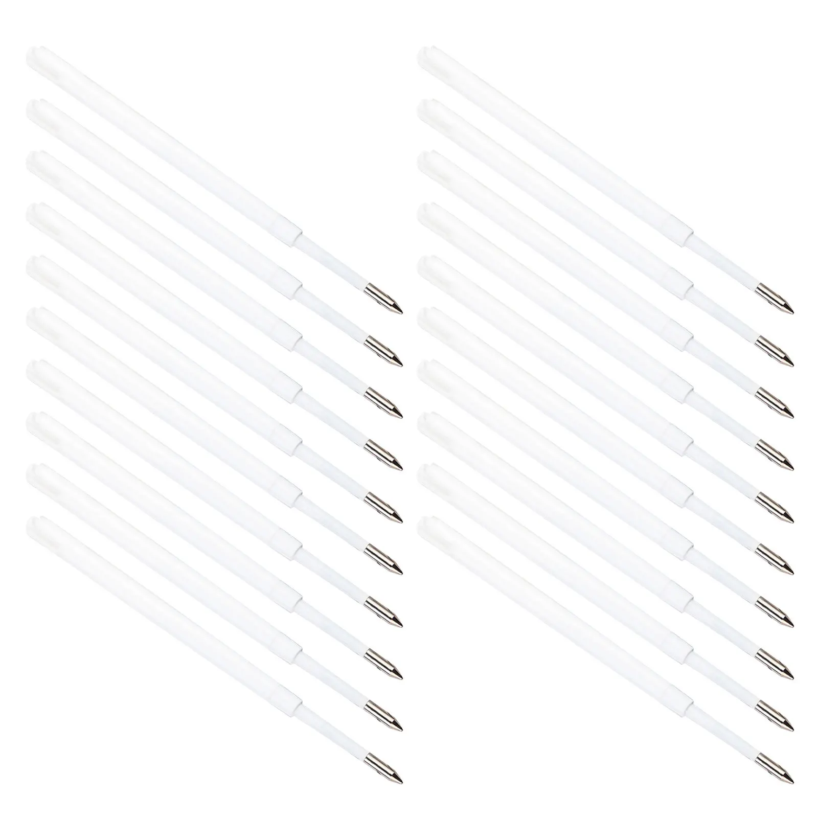 

100 шт. высококачественных черных чернильных картриджей для шариковых ручек, наконечник 1,0 мм, для офиса и школы, сменные, для выдвижных ручек, плавное письмо