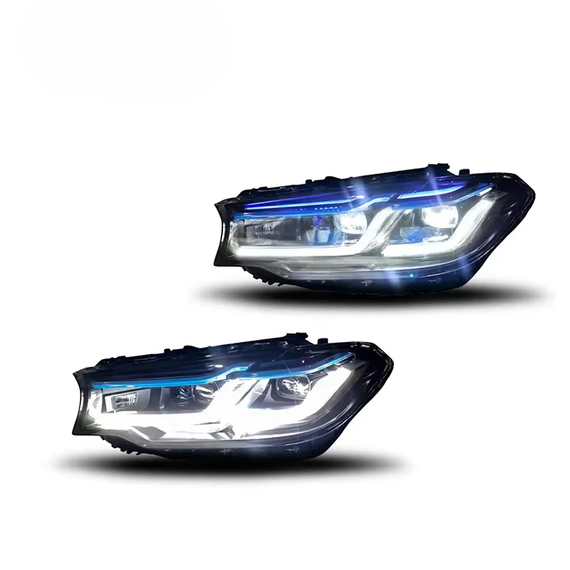 Classic popular 5 series G30/G38 front LED headlights high configuration  day light for BMW head lamp 2018-2020