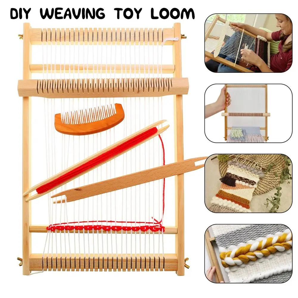 

Traditional Educational DIY Comb Household Craft Knitted Handcraft Weaving Loom Knitting Machine