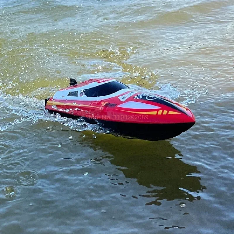 New Remote-Controlled Rc Electric Boat With High Horsepower High-Speed Remote-Controlled Boat Toy Fast Boat Waterproof Boat Toys