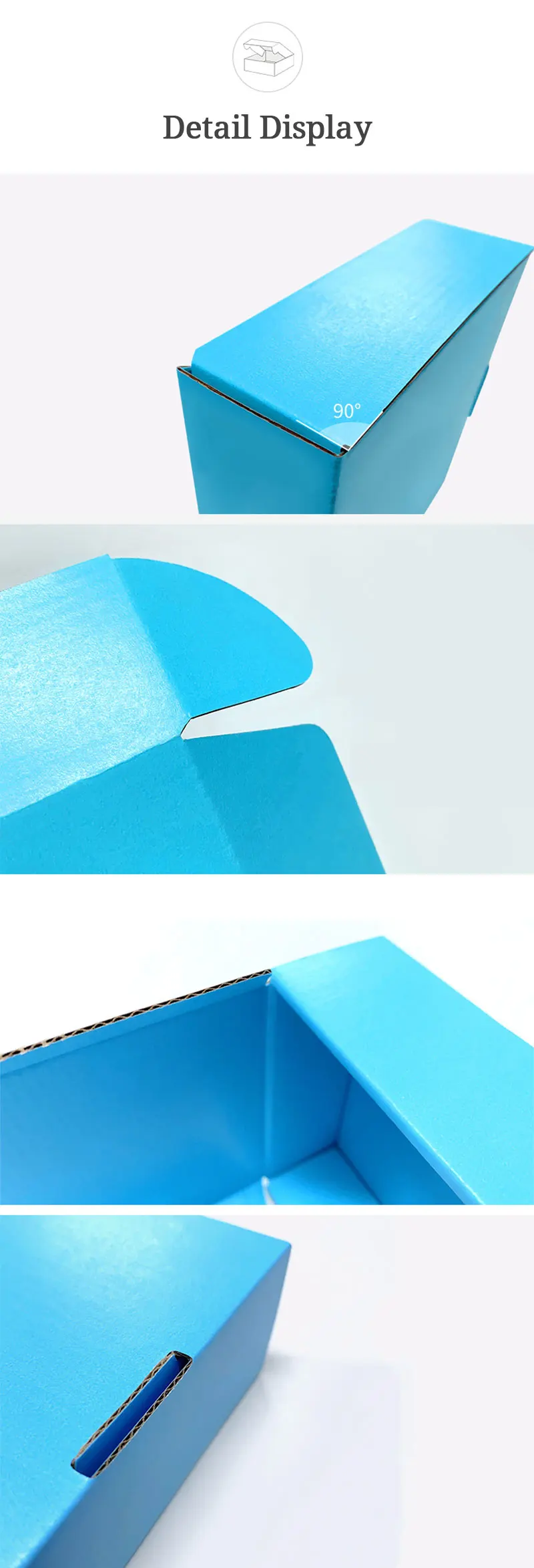 Großhandel Maßgefertigte Versandbox mit Logo Faltbare Papierbox für Schmuck Kosmetik Perücken Rotwein Parfüm Kleidung Verpackung Wellpappe-Box mit Logo – Detail 9