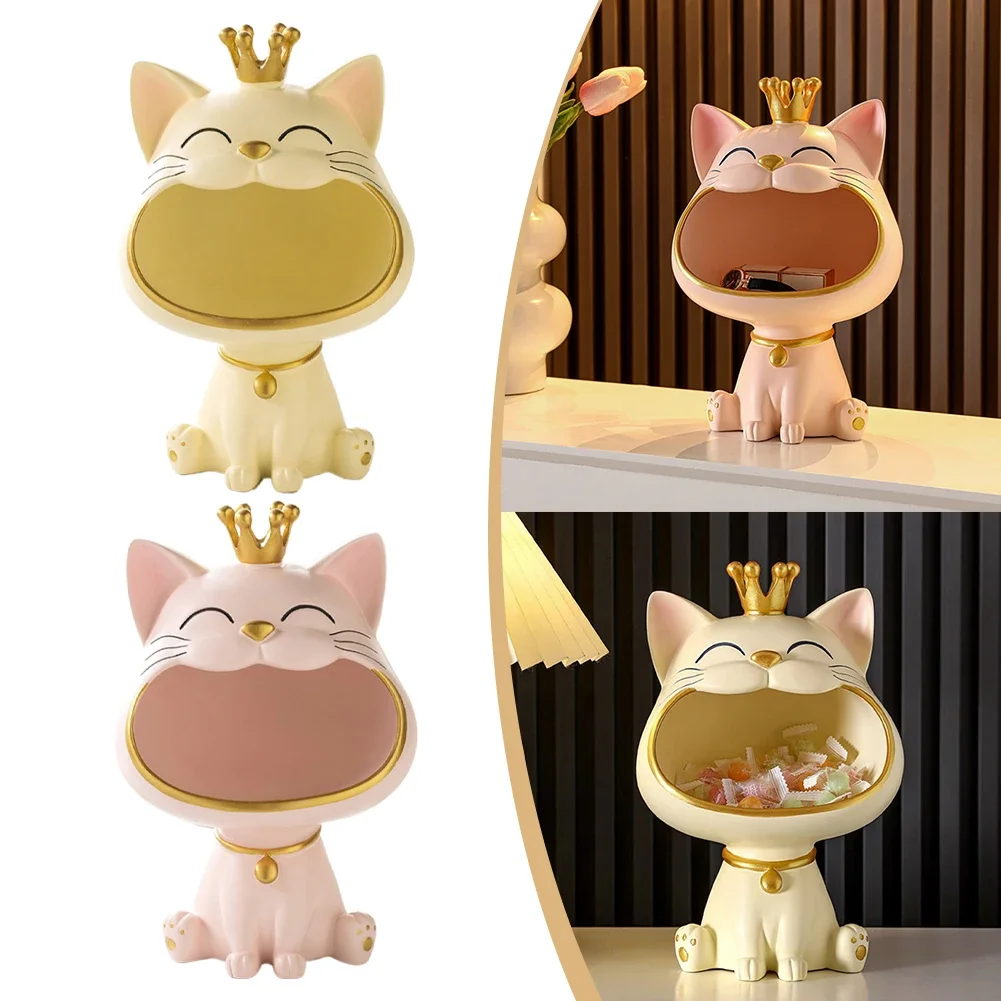 

Фигурка-брелок с кошкой удачи, скульптура из смолы в виде конфет и всякой всячины, нетоксичные безвредные бытовые принадлежности для дома, гостиной