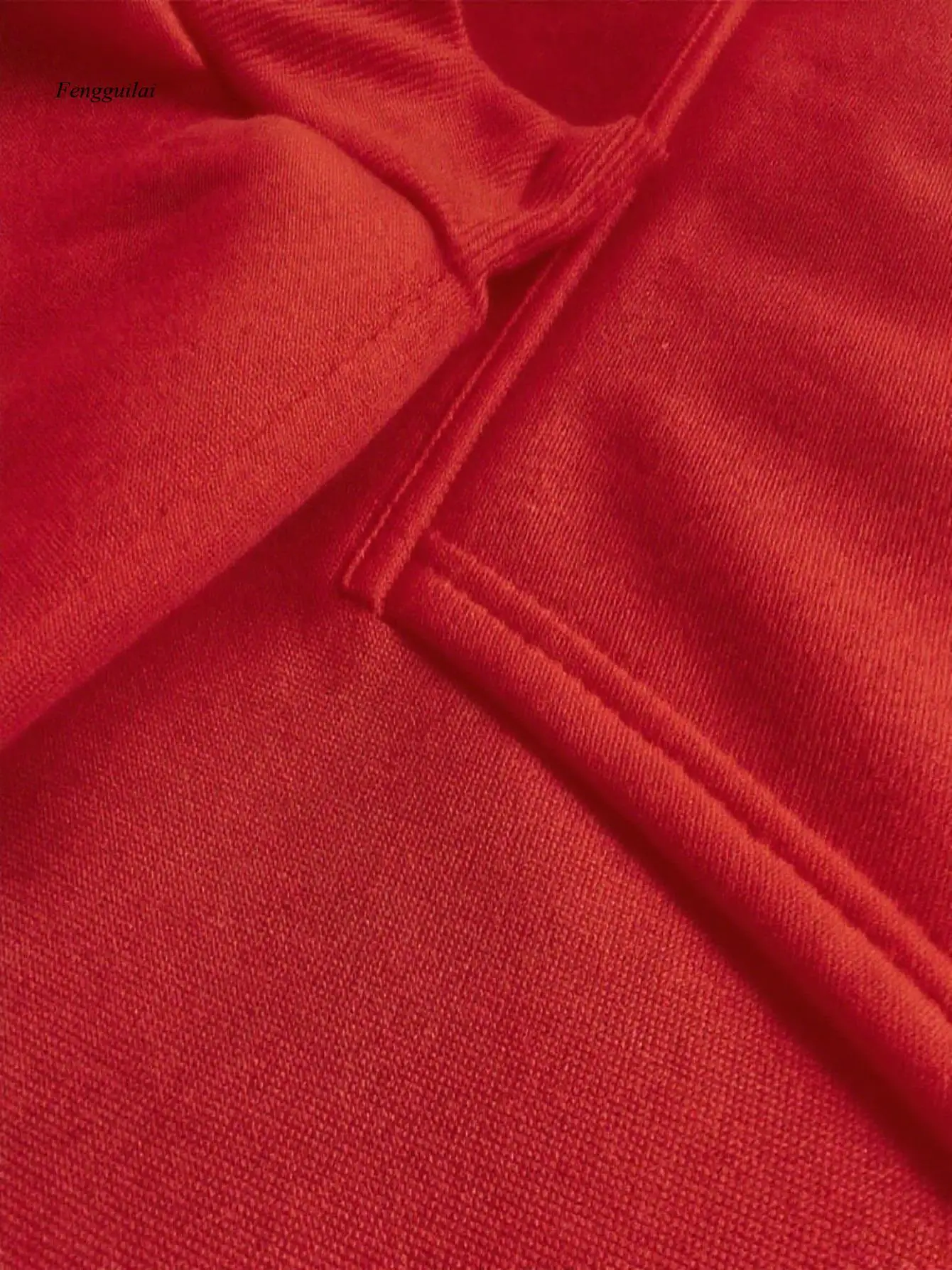 Red Hooded Sweatshirt with Banana Print & Lettering-Cozy Fleece-Lined Hooded Pullover, Drawstring Hood, Casual Winter Warmth