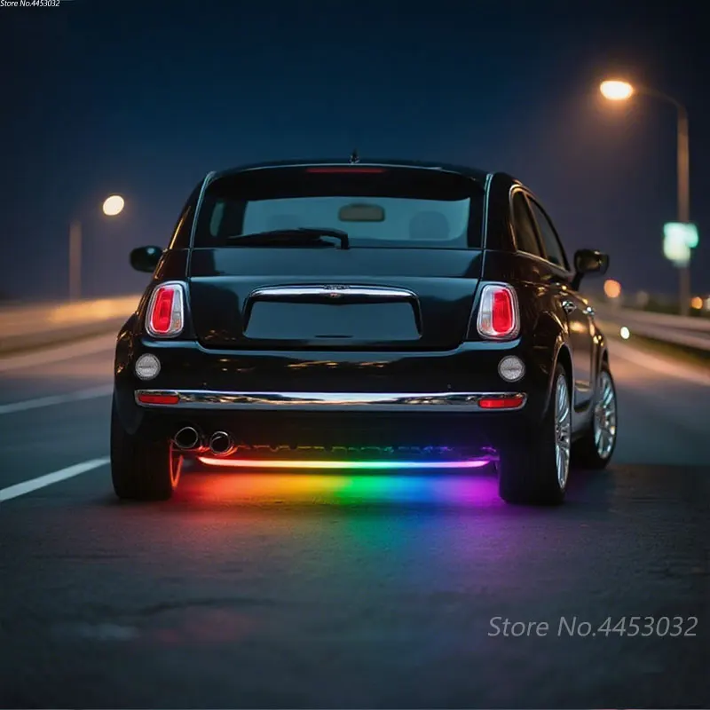

35 inch For For Fiat 500 Panda Tipo Toro Doblo Freemont Bravo Car Chassis Light LED Strip Warning Multi Color Bluetooth 12V