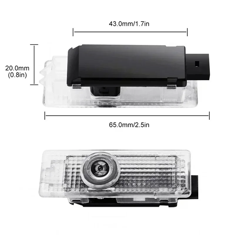 

2pcs Car Door Decor Lamp Logo Emblem for BMW X1 E84 X3 E83 F25 3 5 6 7 Seriers E65 E66 E67 E68 F10 F11 F01 F02 Auto Accessories.