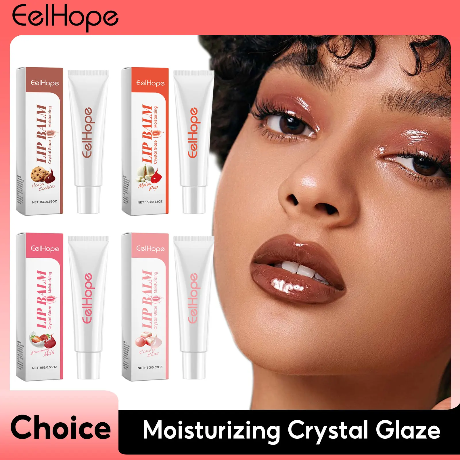 

Crystal Lipstick Balm Moisturizing Multifunctional Long-Lasting Hydrating Lip Gloss Makeup Fade Repair Lip Lines Care Cosmetics