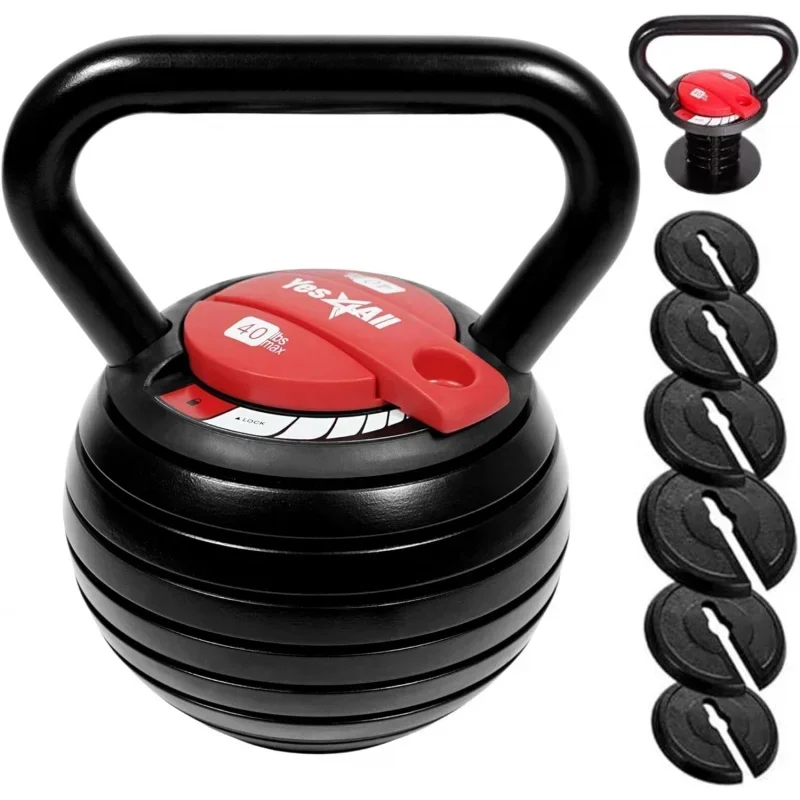 Adjustable Kettlebell Weight Set/Kettlebells Handle, Weight Plate Converter