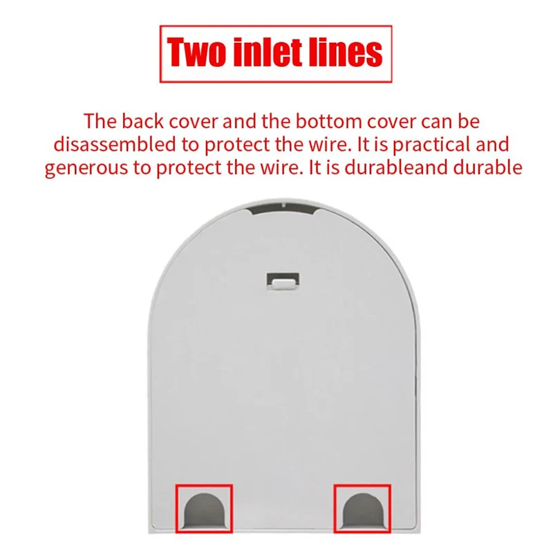 Picture 5: For CCTV Dome Camera Right Angle With Screws ABS Universal Fit Indoor Outdoor Durable Rustproof L Type Bracket Wall Mounted