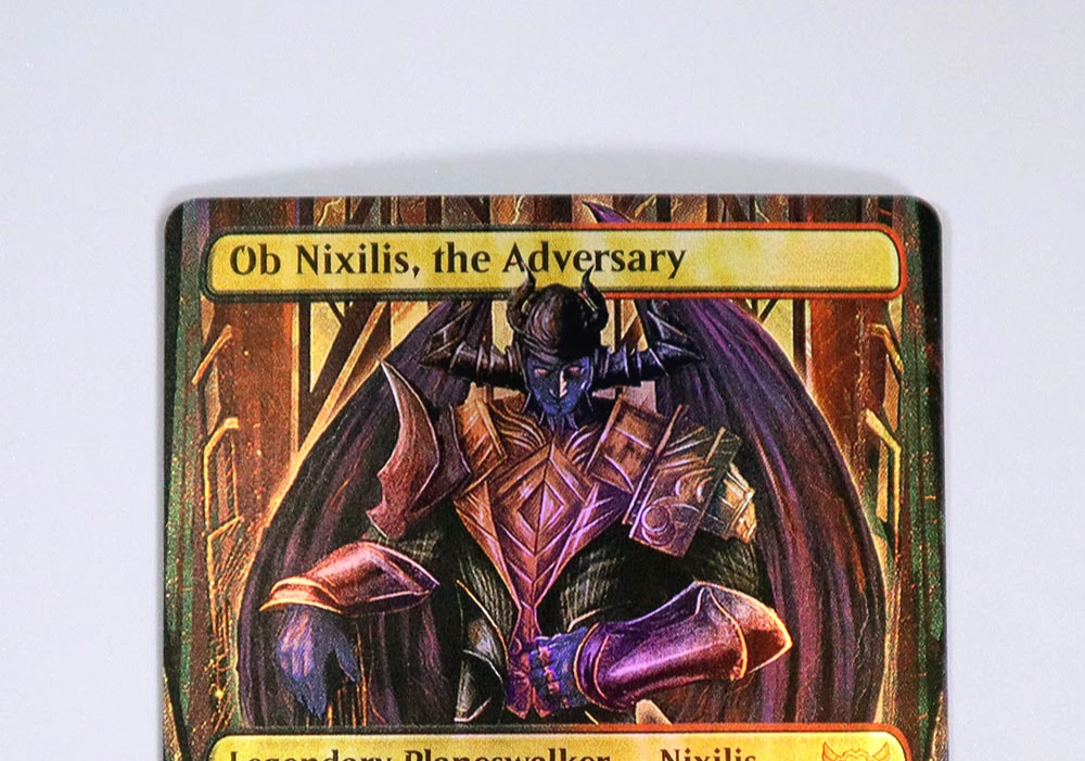 (SNC) Ob Nixilis, the Adversary TCG Magical Proxy Cards Game Black Top Quality Proxy Gathering Board Playing Game Trading Cards