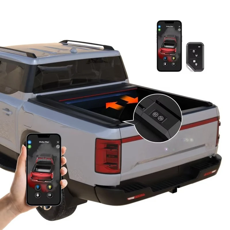 

Electric Retractable Roll Cover Roller Shutter Lid Truck Bed Tonneau Cover for Pickup Trucks for Shark 6 2024-2025