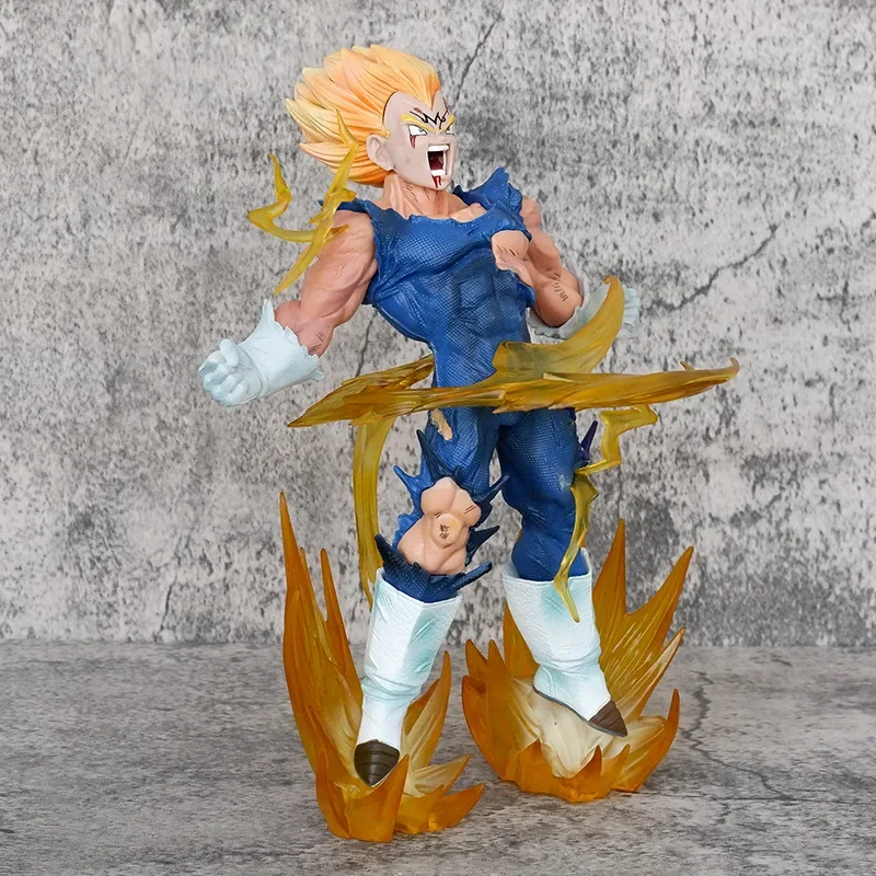 25.5Cm Dragon Ball Figuren Vegeta Anime Figuur Gk Standbeeld Beeldje Pvc Model Collectie Kamer Pop Ornament Decora Bureau Speelgoed gift