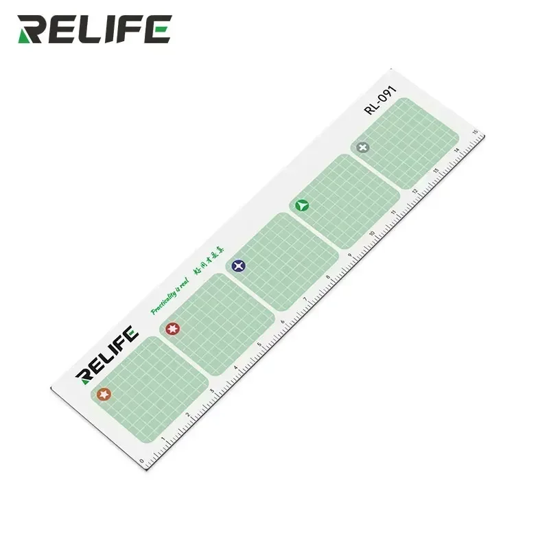 RELIFE RL-091 Magnetic Absorption Screws Storage Pad Partitioned Screw Storage Neat and tidy, Easy To Take