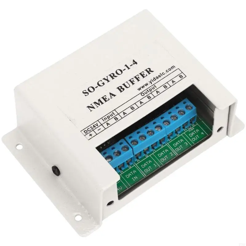 

77HF Advanced NMEA Buffer Box ABS Marine Serial Line Splitter for Seamless Splitting & Boosting in Marine Electronics