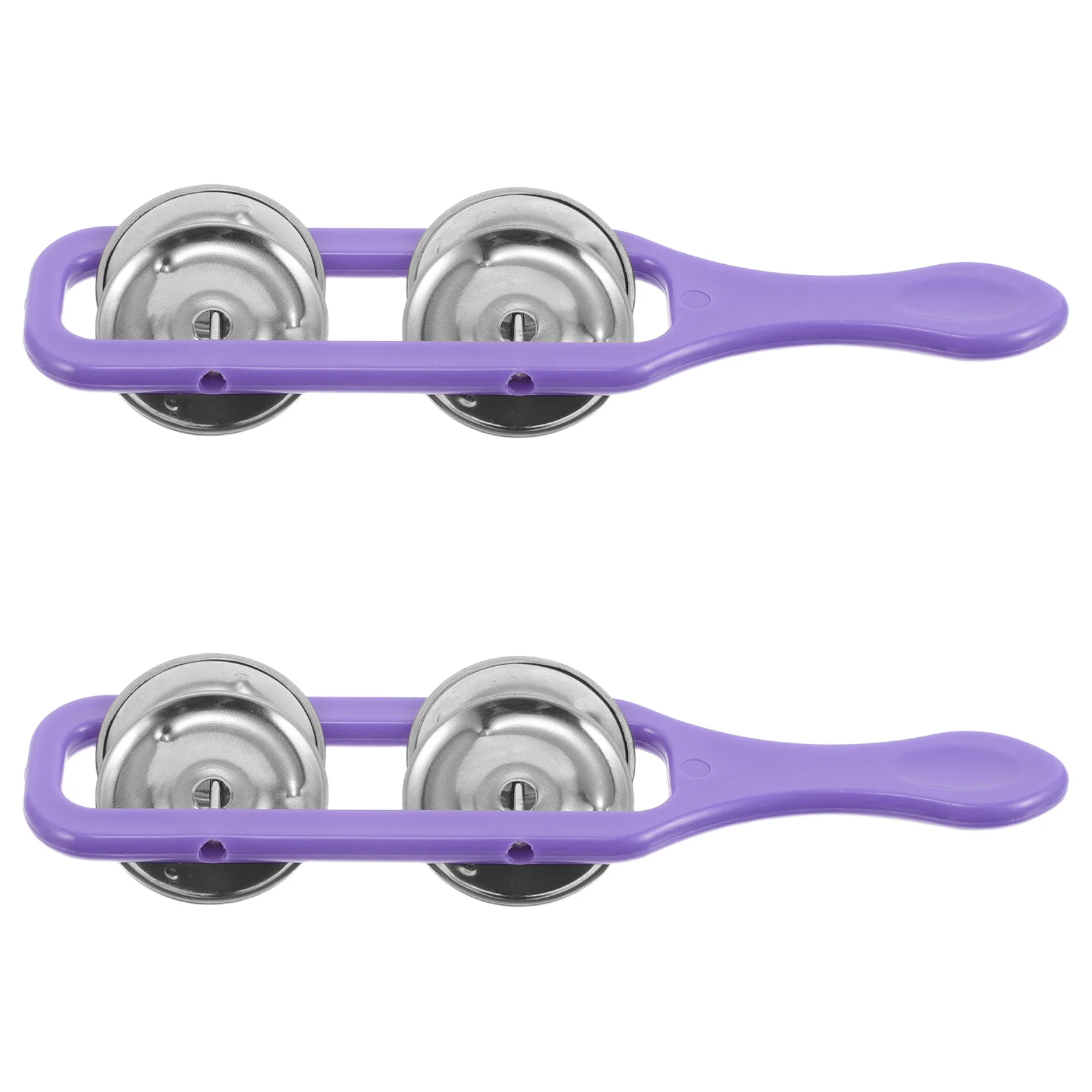 

2Pcs Childrens Hand Bells Colorful Design Durable Build Orff Standard Sound Quality for Preschools Homes Playgroups