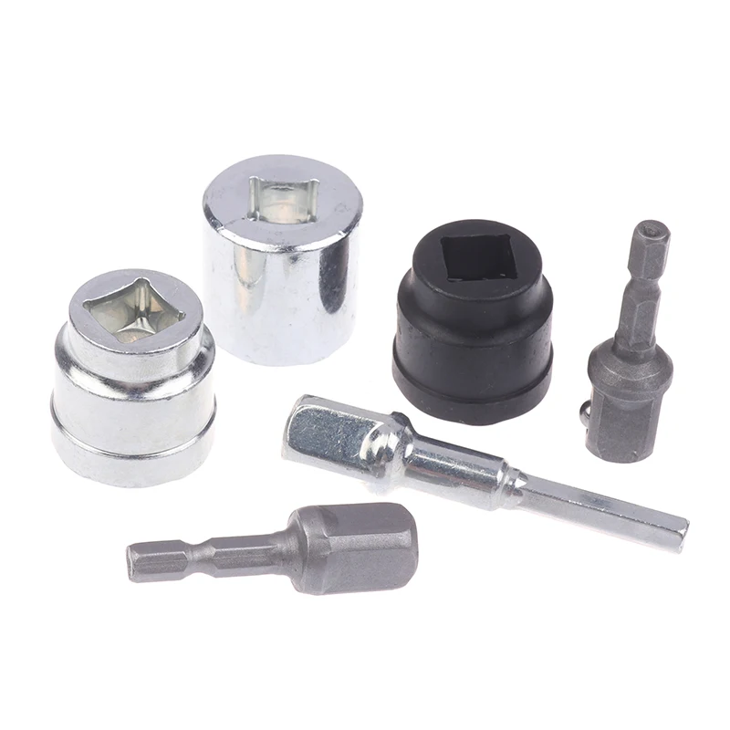 

Universal Scissor Car Jack Adapter Rv Stabilizer Jack Socket Drill Adapter Labor-saving And Quick Car Disassemble Tool