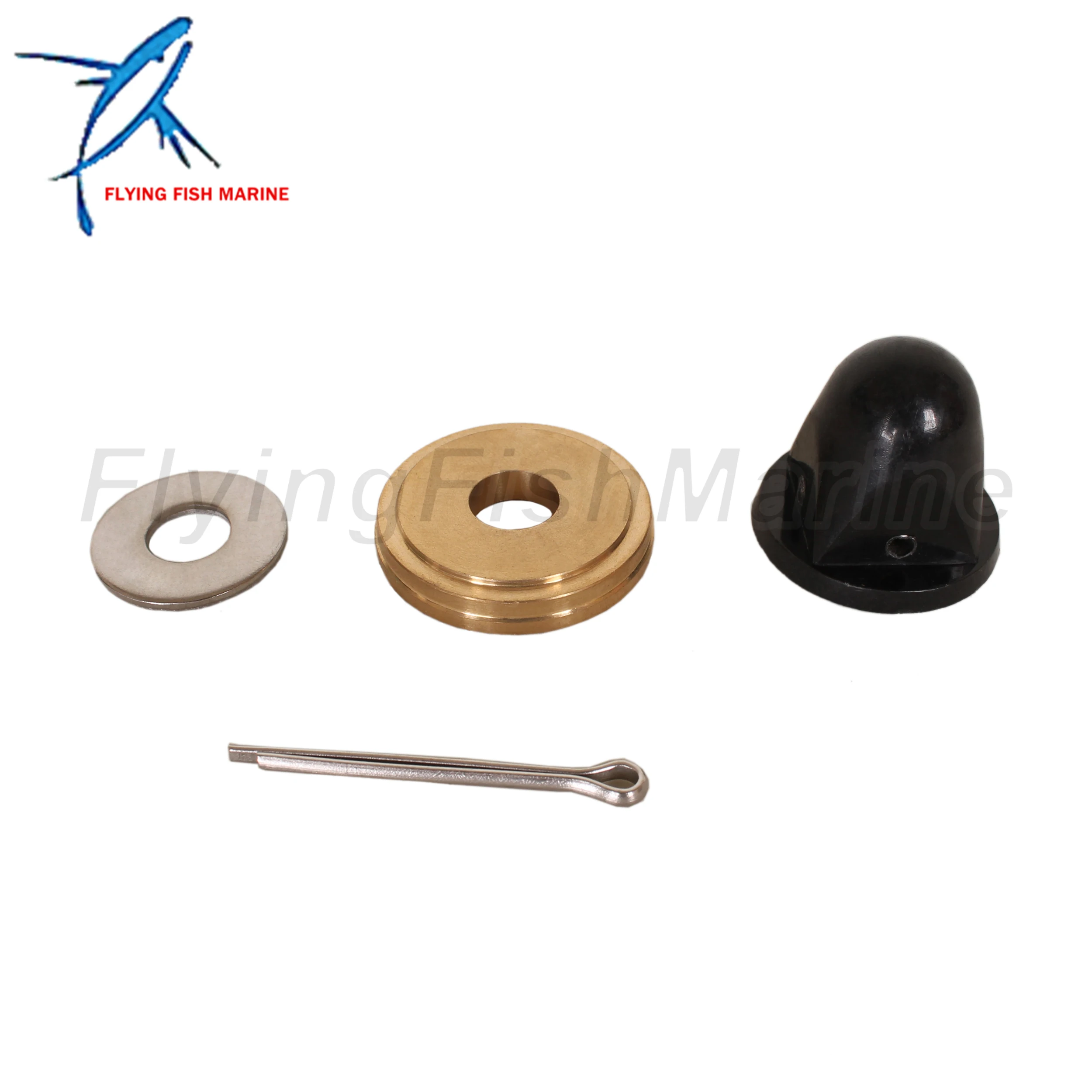 Boat Engine 6L5-45987-00/01 Propeller Spacer, 6L5-45616-00 F4-03080000 Nut, 90201-08M54 Washer, 91490-25030 Pin for Yamaha 4-6HP