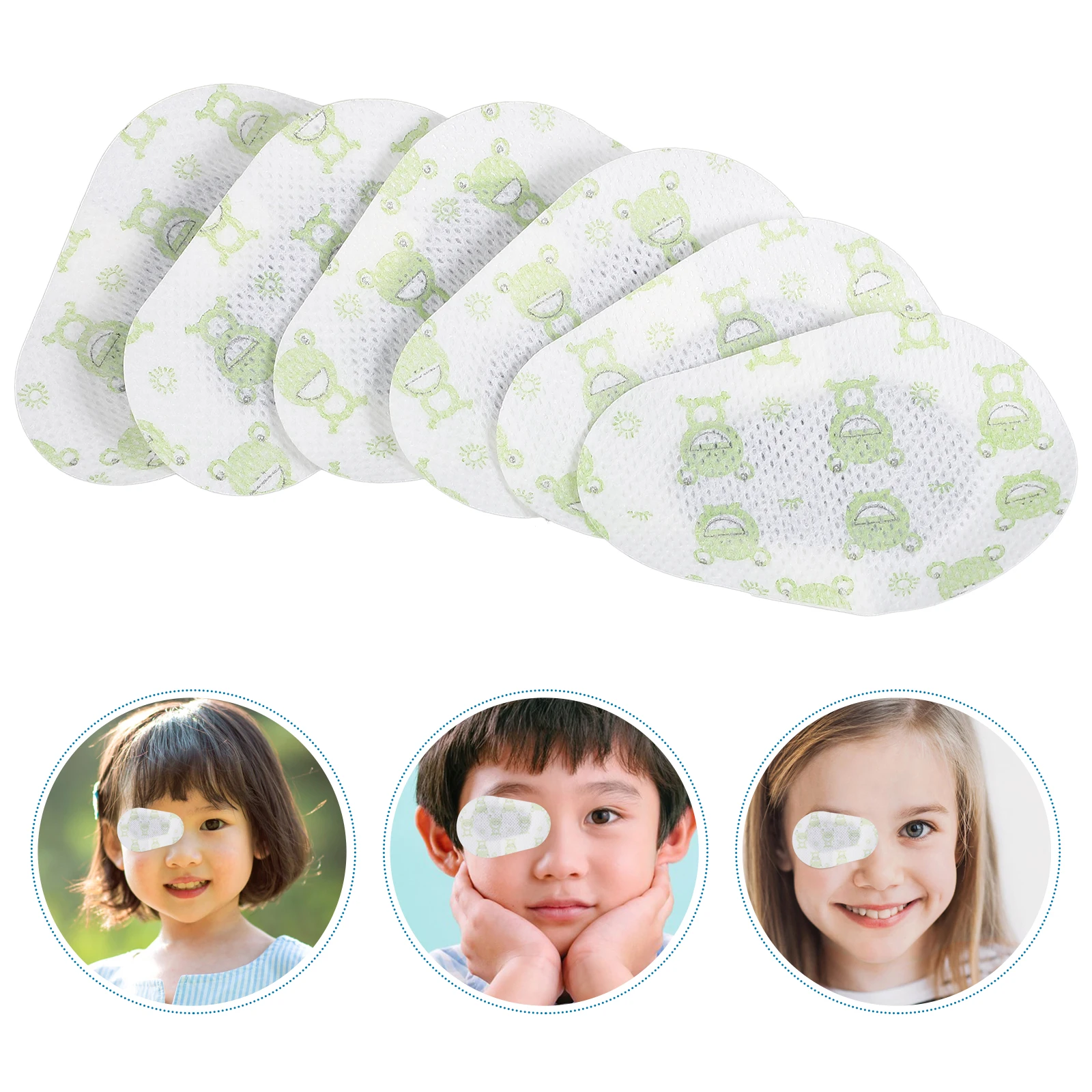 

30pcs Vision Training Patches For Kids Amblyopia Correction Covers Portable Single Patch Breathing Comfortable Weak Sight