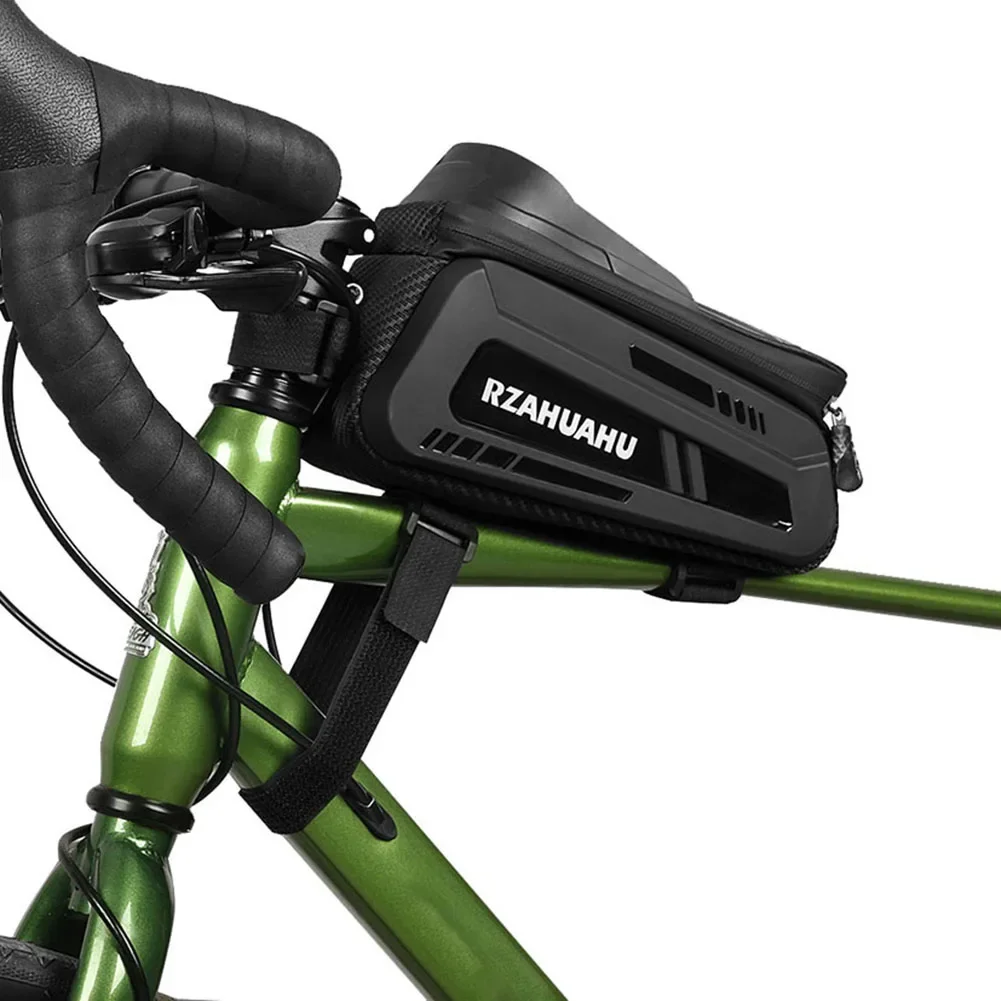 Bike/Bicycle Phone Front Frame Bag with TPU Touch-Screen and Sun-Visor Bicycle  Waterproof Bike Frame Bag for MTB Road Bikes