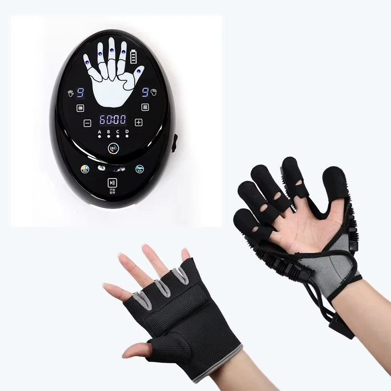 Hand Rehabilitation Training Set Electric Intelligent Robot Rehabilitation Gloves Five-finger Trainer Hand Recovery Massager