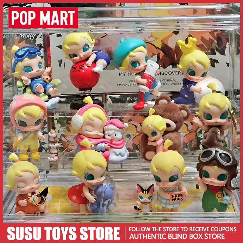 

POP MART Baby Molly Hug Exploration Series Blind Box | Original Genuine Cute Figurine Collectible Ornament Gift Toy