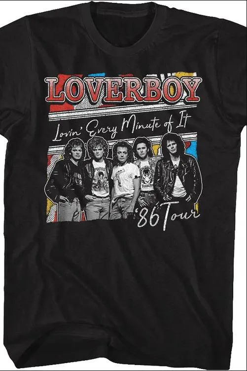 Loverboy Lovin' Every Minute of It Short Sleeve Unisex T-Shirt All Size
