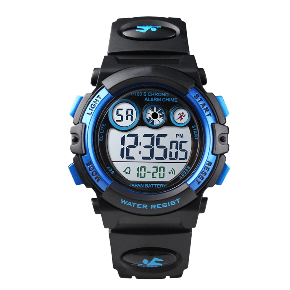 Fashion 50M Waterproof Luminous Women Digital Led Alarm Date Electronic Watch Resistant Sleek Minimalist Design s