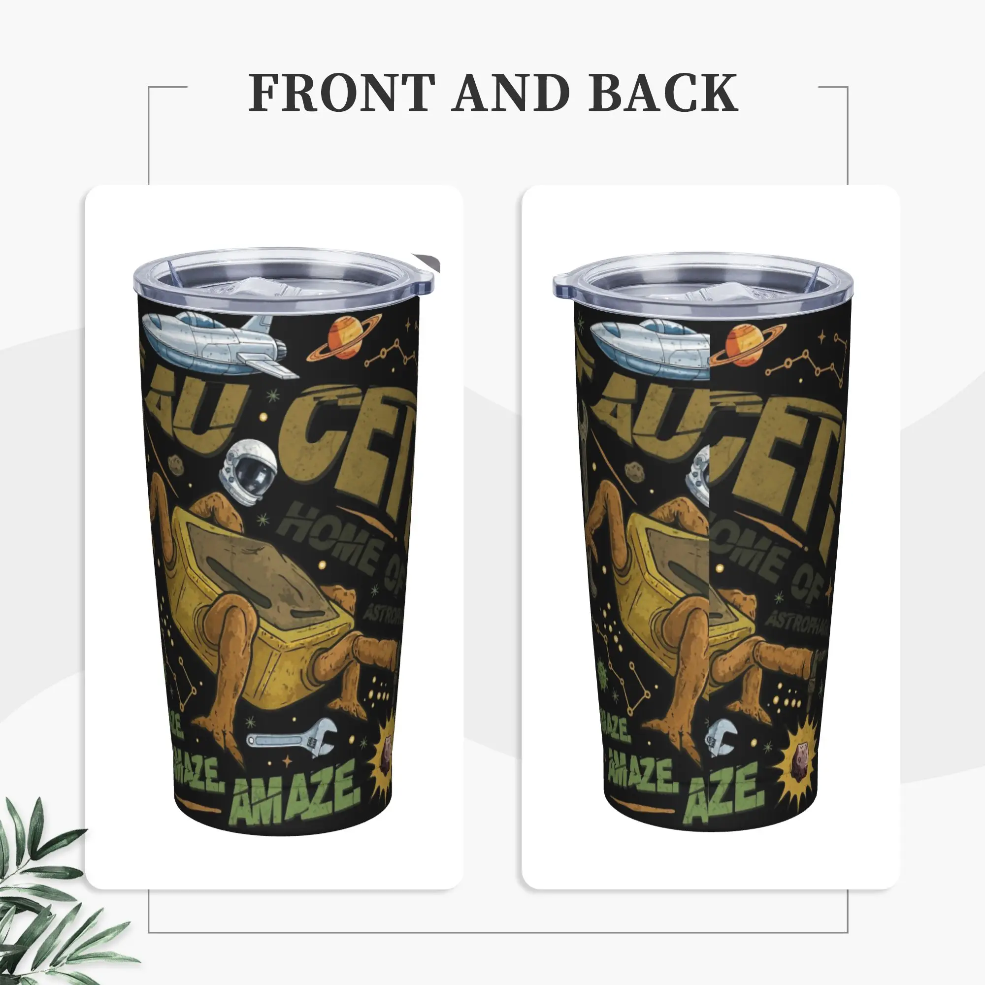 Vintage Book lover Bookish Project Hail Mary Tumbler Vacuum Insulated  Thermal Cup with Lid Straw Car Mugs Water Bottle, 20oz