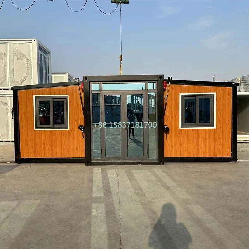 Hot Sale Extendable Container House Hospital Fast Assemble Folding Container House 2 Bedroom Family Mobile Home for Australia