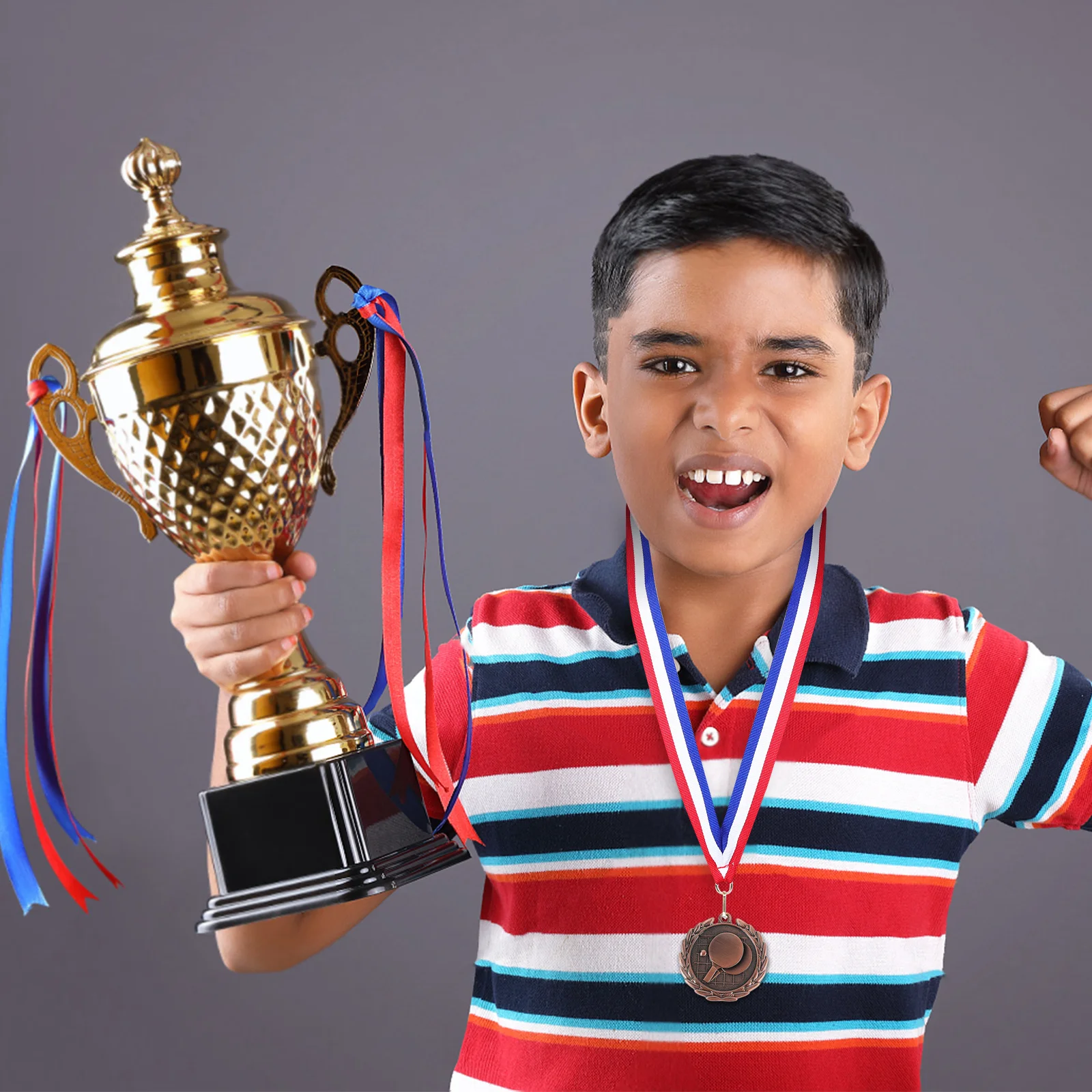 金属賞メダル 亜鉛合金 子供用卓球競技賞品 スポーツメダル スポーツイベントパーティー記念品