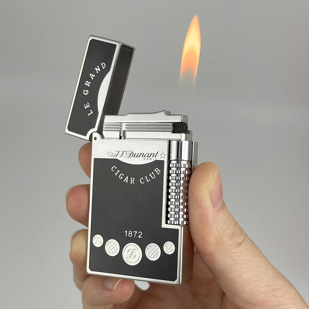 

Лаковая 100% латунь, винтажные зажигалки для курильщиков, зажигалка для сигарет, Sofe Flame Ding, звуковая зажигалка для сигар для мужчин, подарок на день отца