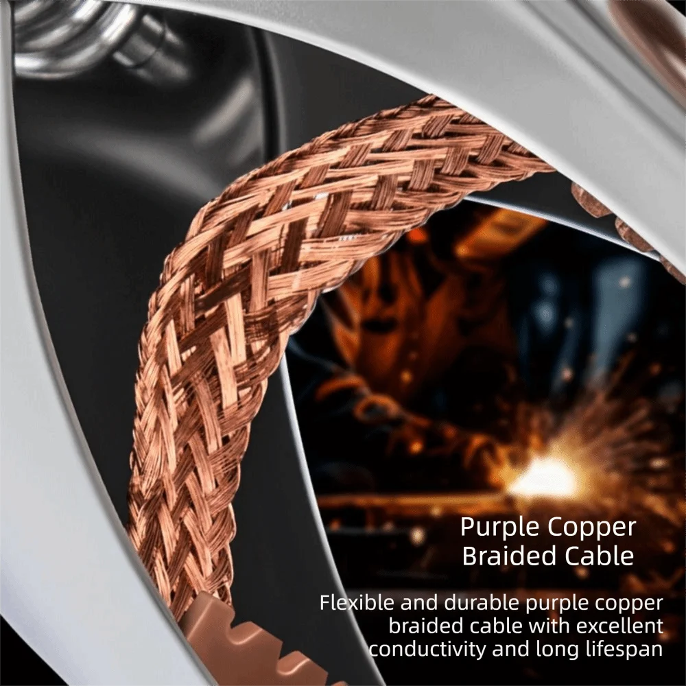 

Зажимы для сварки на 300А: мощное зажимное усилие, латунный наконечник, заземляющий зажим, токопроводящий материал, усиленная конструкция