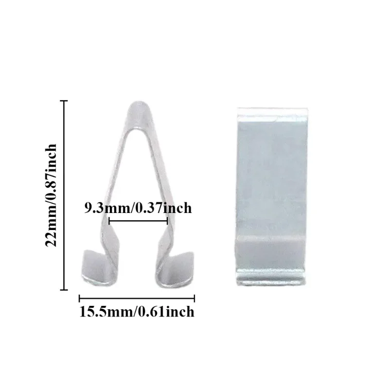 For Volkswagen  Audi Sagitar Golf V-Shaped Threshold Trunk Pressure Strip Tailgate Fastener Metal Clips Dashboard Auto Fastener