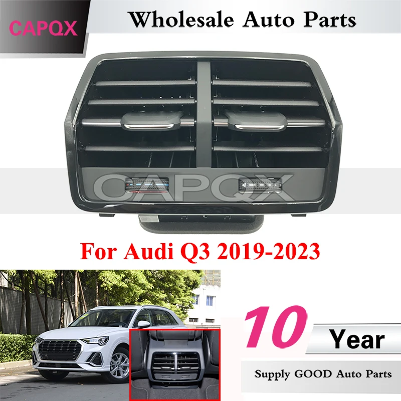 

CAPQX Rear Air Conditioner Outlet For Audi Q3 2019-2023 Rear Seat Air Conditioner Vent AC Vent Rear Exhaust Outlet