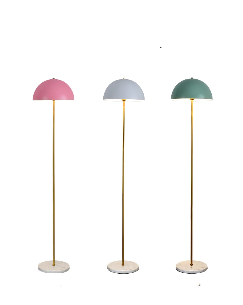 

Post Modern Metal Mushroom Floor lamp Modern Simple Exhibition Hall Model Room Study Children's Room bedside Macarone Floor lamp