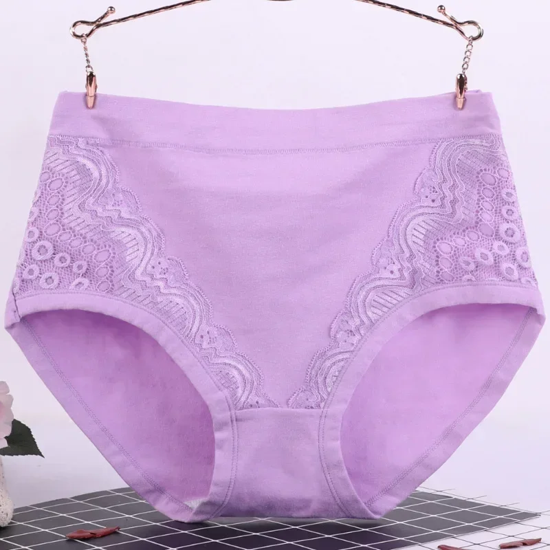 Large Size Middle-aged Women\'s Panties High Waist Fat Cotton Briefs Lenceria Para Damas Ropa Interior Femenina Lingerie XL-6XL