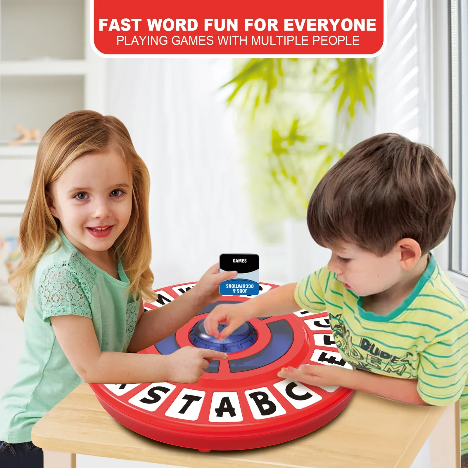 New Spanish Word JUEGO Game Fast-Paced Family Board Game The Quick Thinking Letter Pressing Tapple Games versión en español