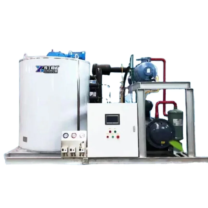

Industrial Automatic Flake Ice Machine High-Accuracy Fish Preservation Seafood Market Restaurant Storage Ice