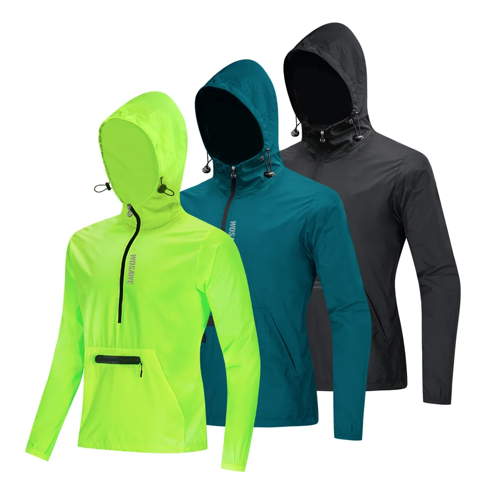 AliExpress WOSAWE Man Cycling Jackets Windbreaker for Men Hooded MTB Bike Jackets for Riding Windproof Bicycle Clothing