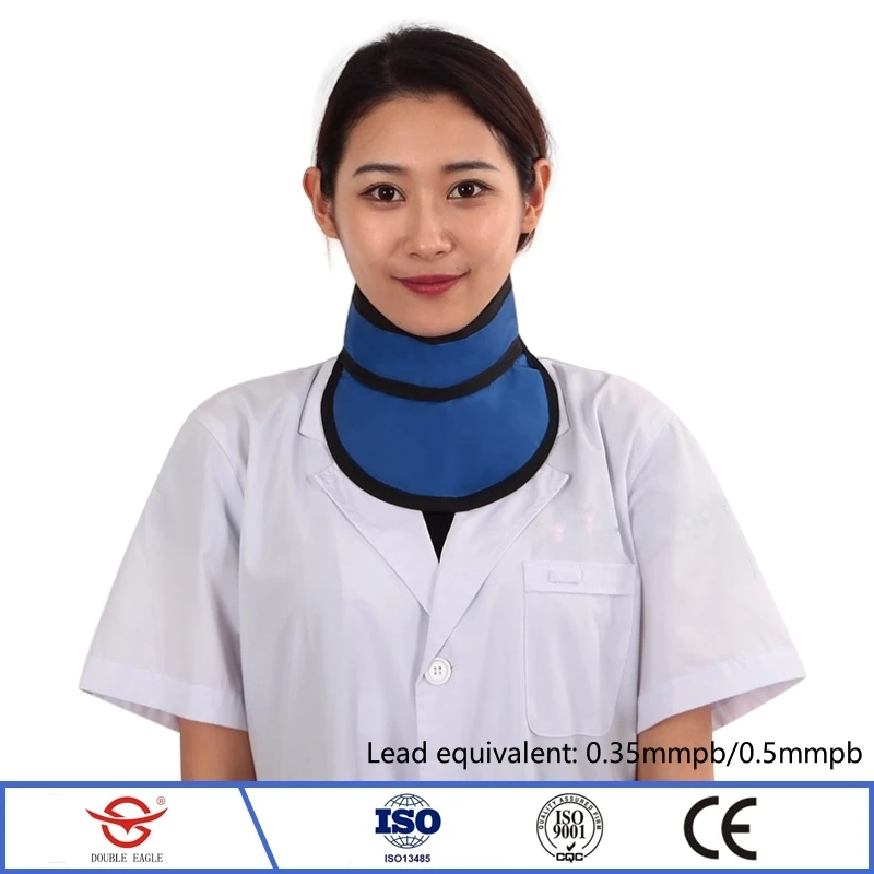 X-ray gamma ray protective 0.35mmpb/0.5mmpb protective thyroid collar radiology department radiological protection lead collar