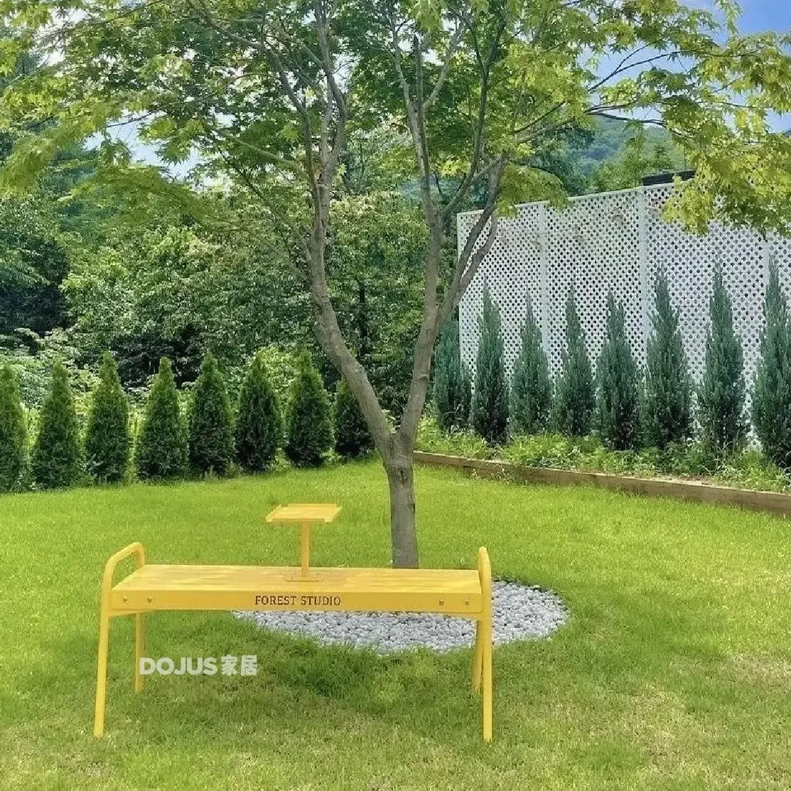 Outside Bench Park Bench Milk Tea Coffee Shop Gym Rest Stool Shopping Mall Stainless Steel