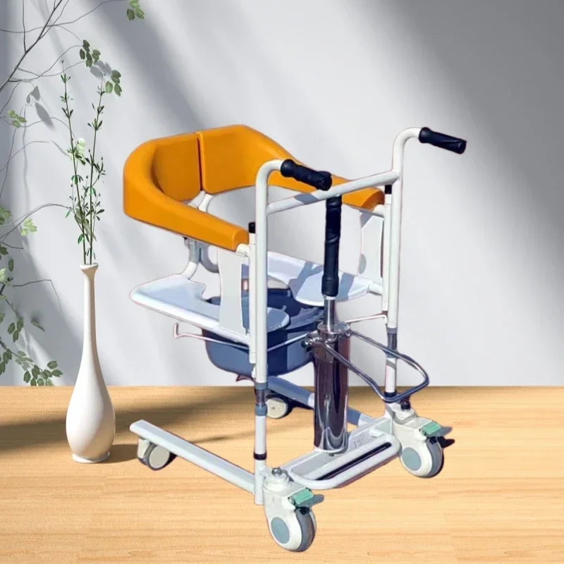 lift patient transfer hydraulic chair elderly toilet commode patient transfer lift chair patient transfer chair