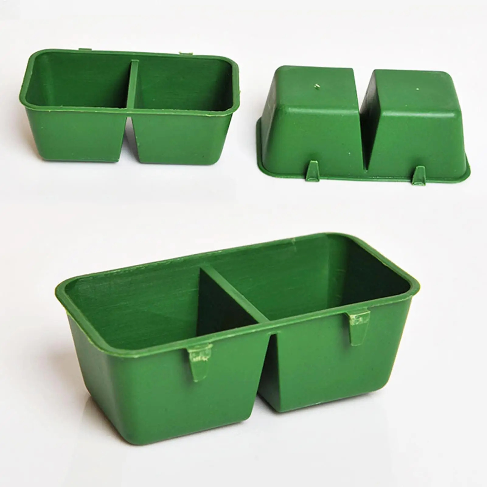 

2 In1 Bird Food Water Bowl Parrot DualFeeding Cup Plastic Pigeons Cage Water Food Feeder Bird Parrot Pet Aviary Bird Feeder ​