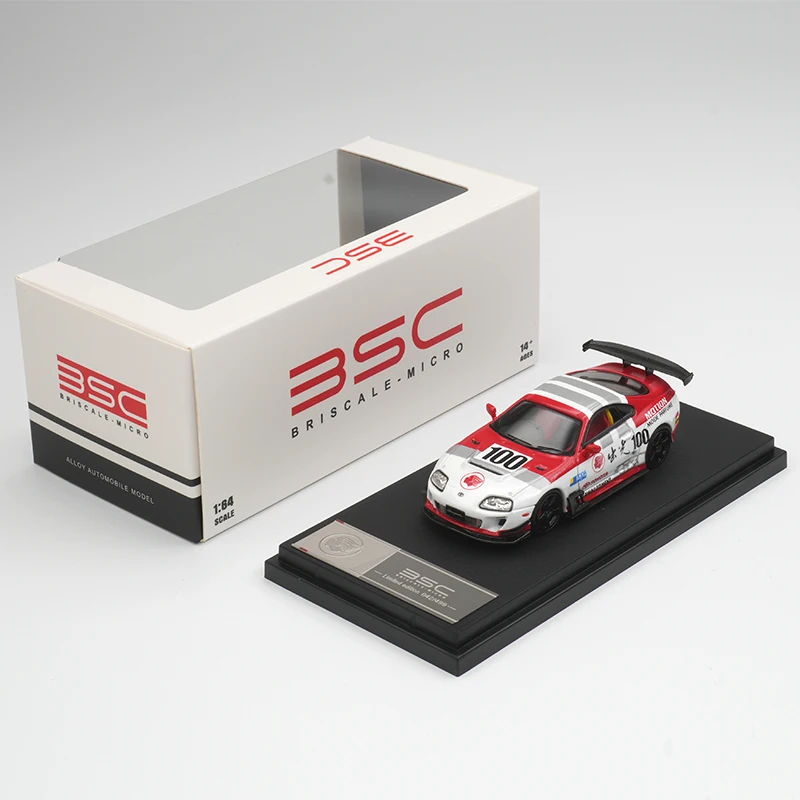 Supra Art Work INNO BMC متوفر في المخزون 1:64 A80Z NFS Racing Supra A80 الذهب الأسود Diecast Diorama نموذج سيارة مجموعة ألعاب مصغرة #2