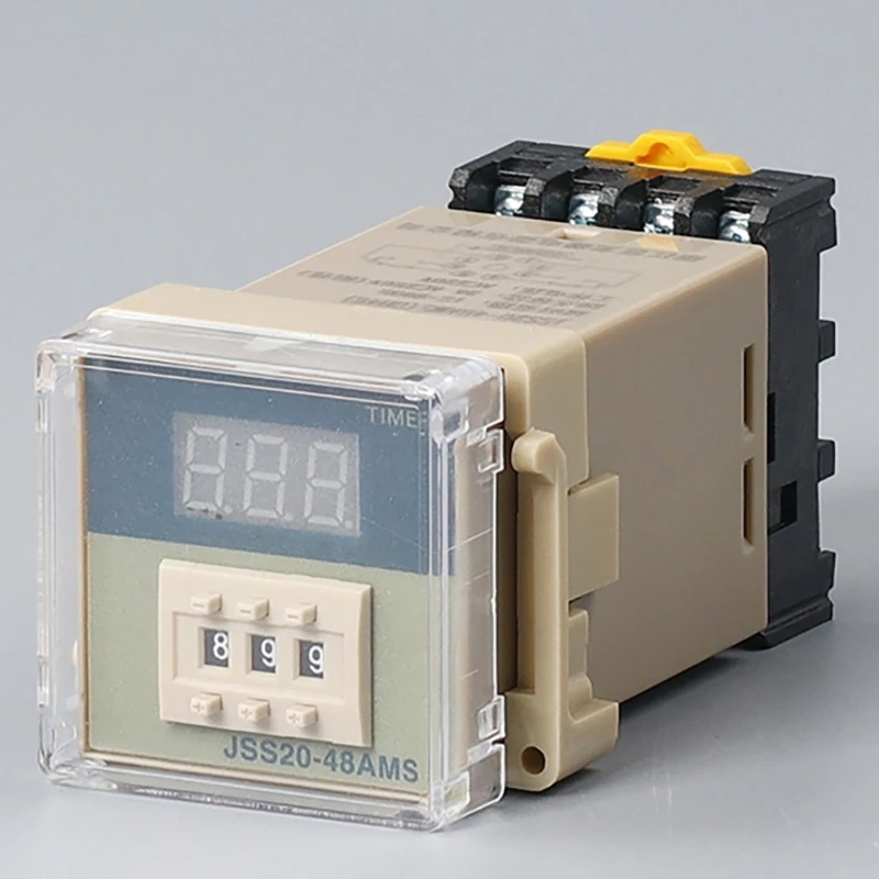 

Reliable Power Supply Timers Relays with Three digits Display Easy to Read Digital Timers Relays for Automation Experts 87HA
