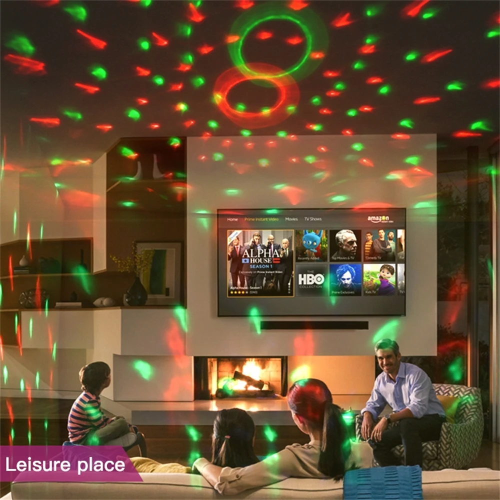 Altavoz Bluetooth con luz LED para fiesta, decoración de bola de discoteca, RGB mágico, luz de escenario recargable, altavoces inalámbricos para fiesta en casa